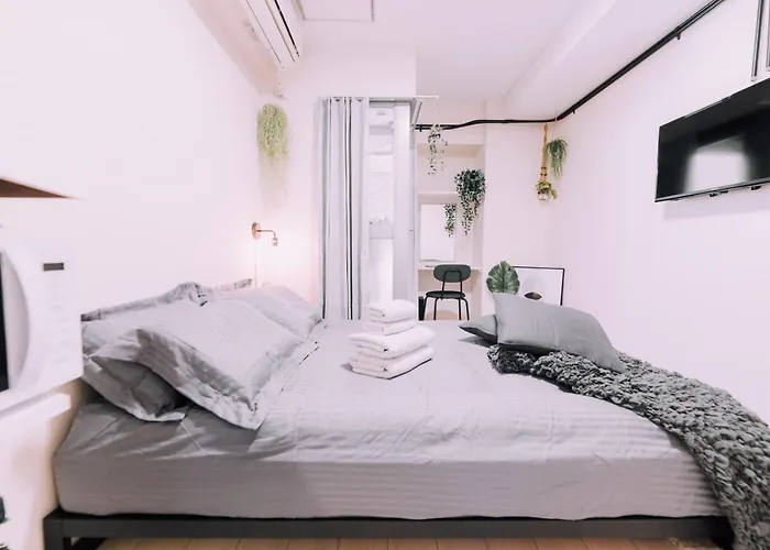 Minimalist Loft Namba Compact Studio With A 24-Hour Gym Ma603