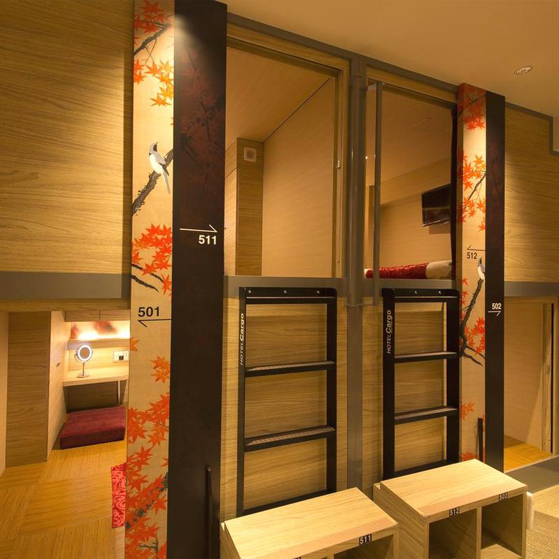 Cargo Shinsaibashi Capsule hotel Osaka