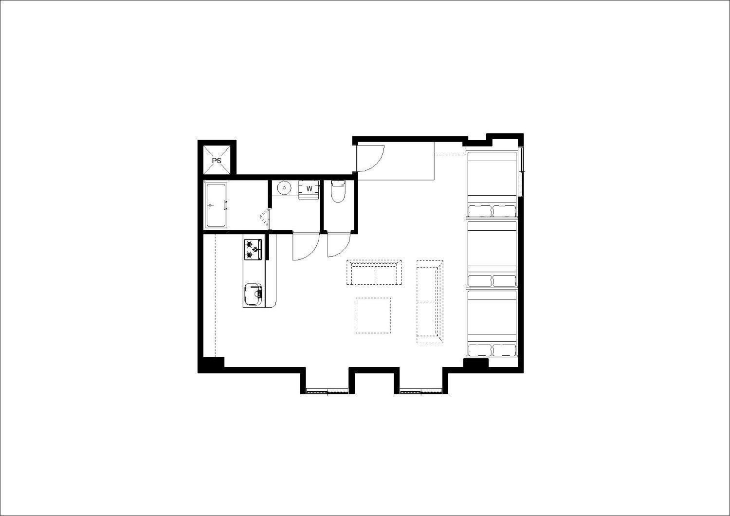 Willowsminpaku Apartment *