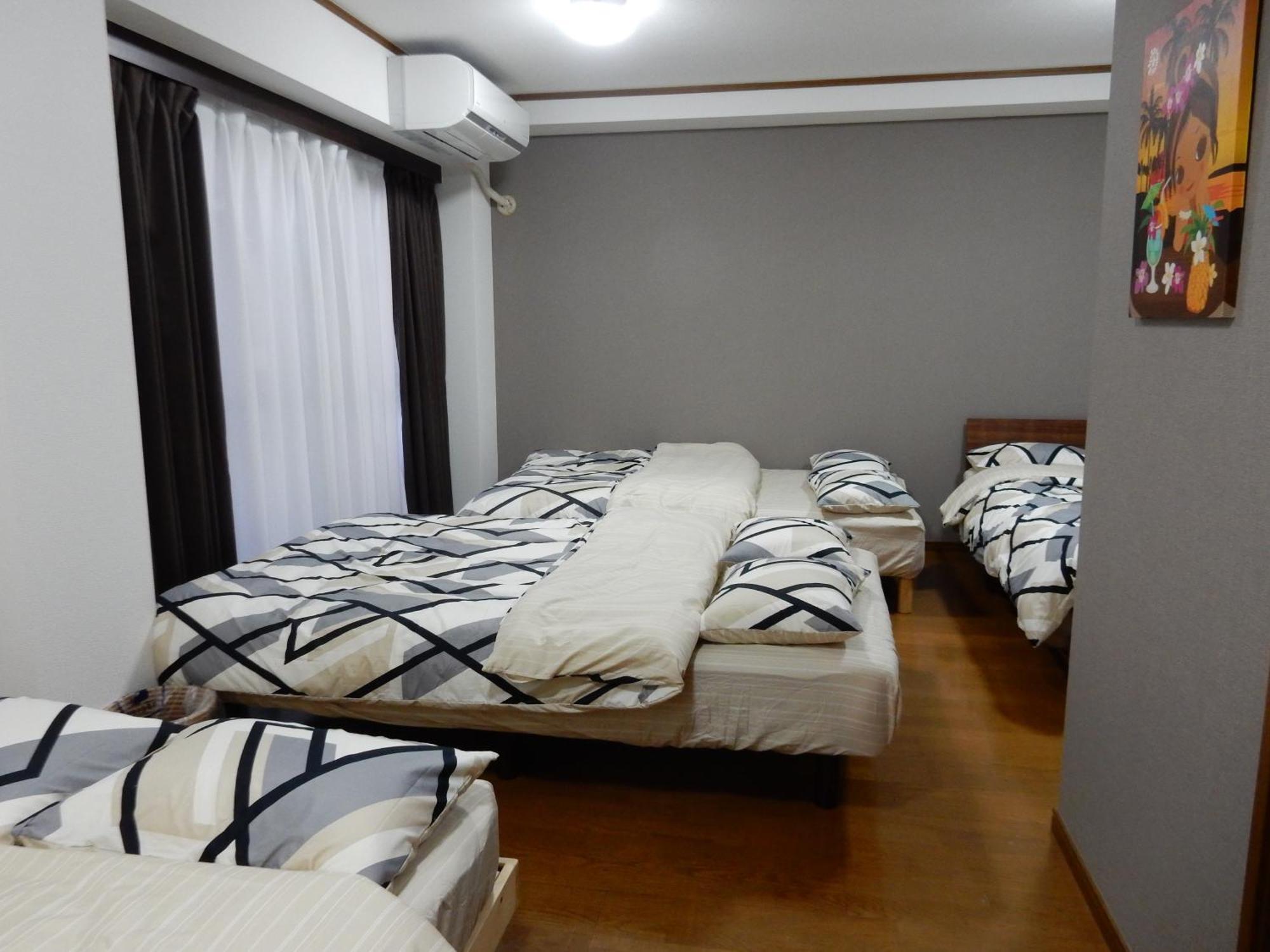 クレインネスト201貸切9人部屋民泊 海遊館2分、usj25分無料駐車場 Osaka
