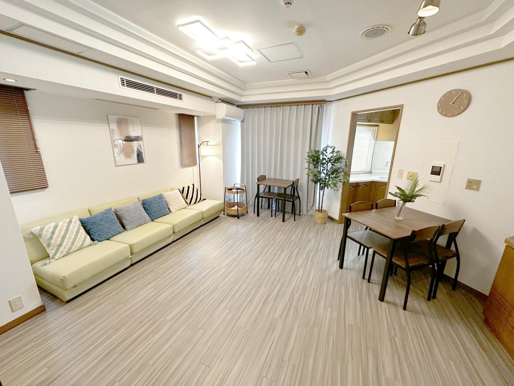 Apartment 松屋町駅 徒歩5分!!! 心斎橋地下鉄1駅 距離 ホテルリネン使用 *