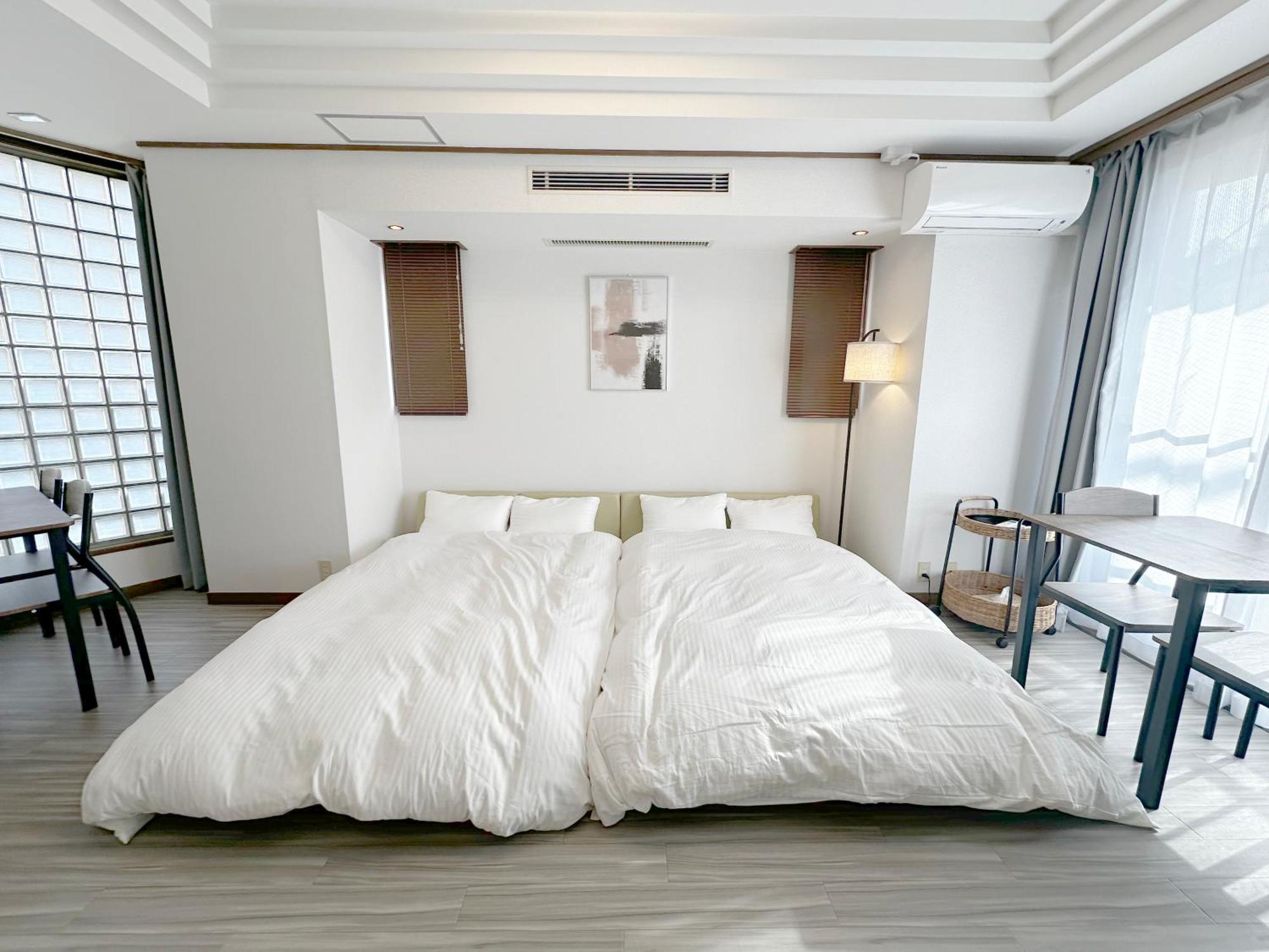Apartment 松屋町駅 徒歩5分!!! 心斎橋地下鉄1駅 距離 ホテルリネン使用 *