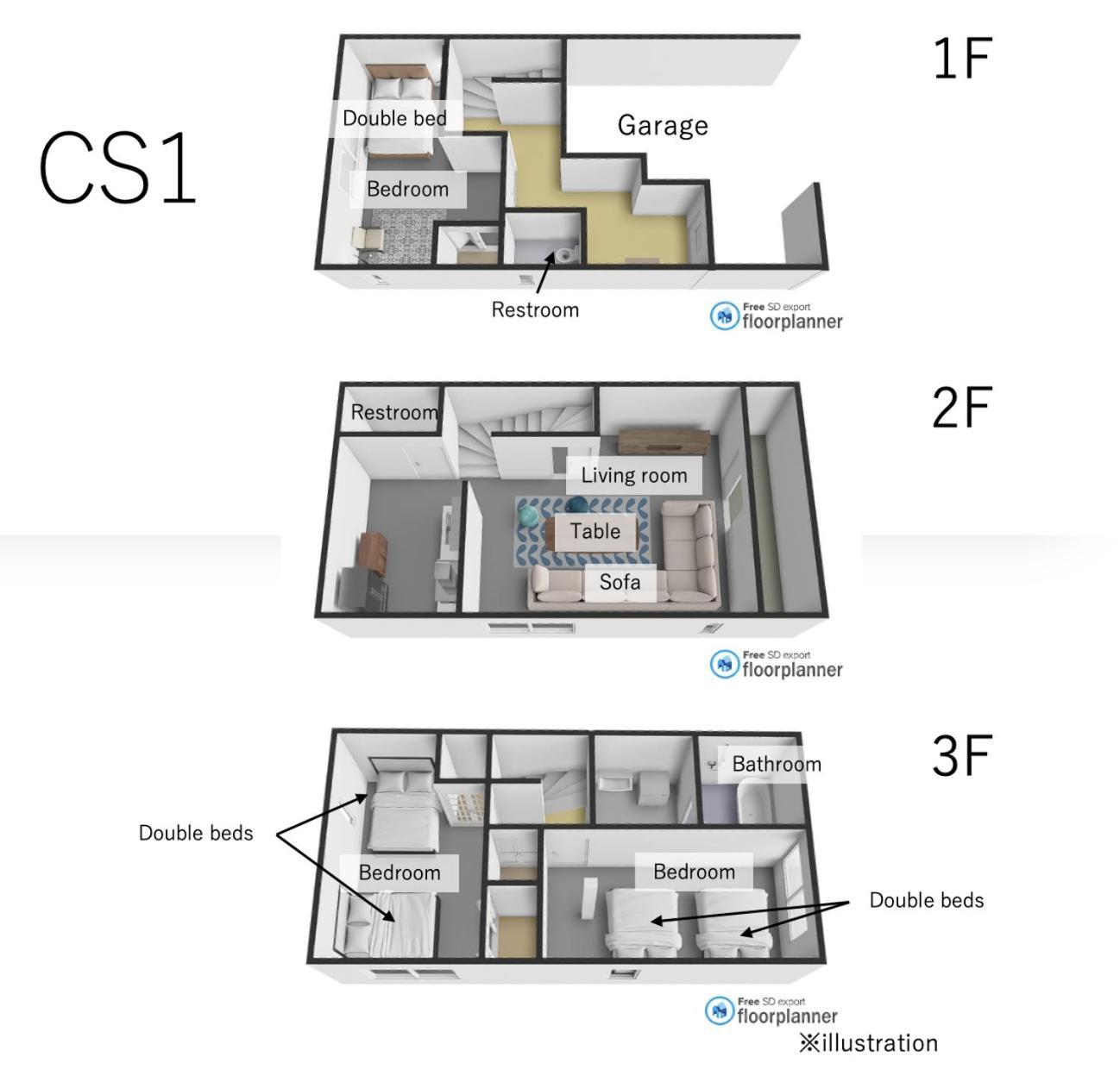 Casa Stella 1 Aquarius By Liaison Apartment Osaka