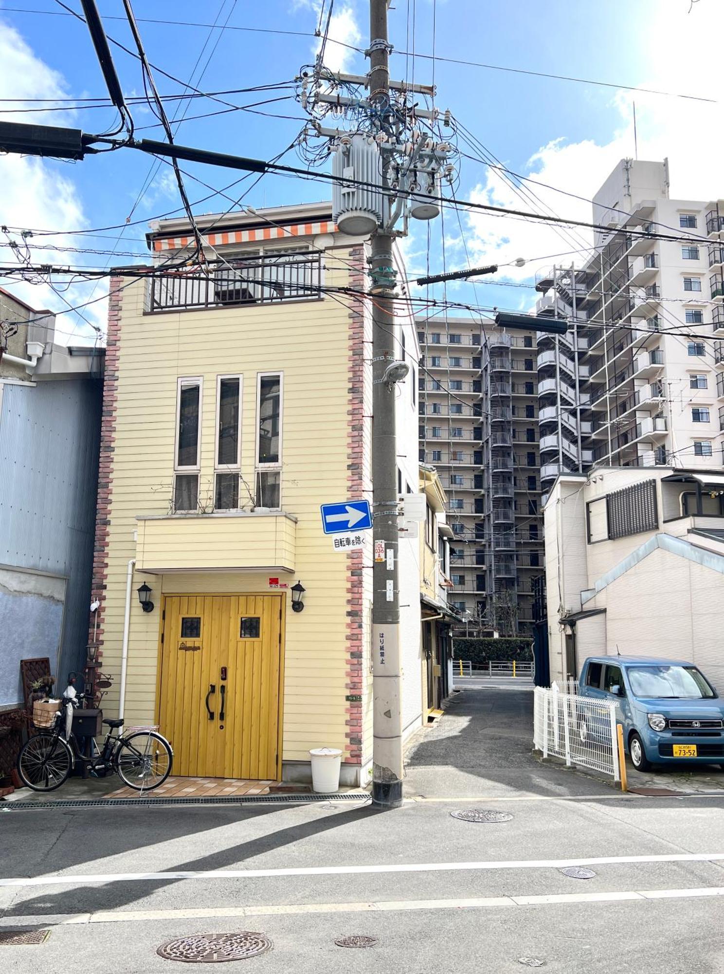 「鶴橋」駅 徒步9分，新建独栋的别墅，日本桥道顿堀难波梅田usj神户奈良一线直达 Villa *