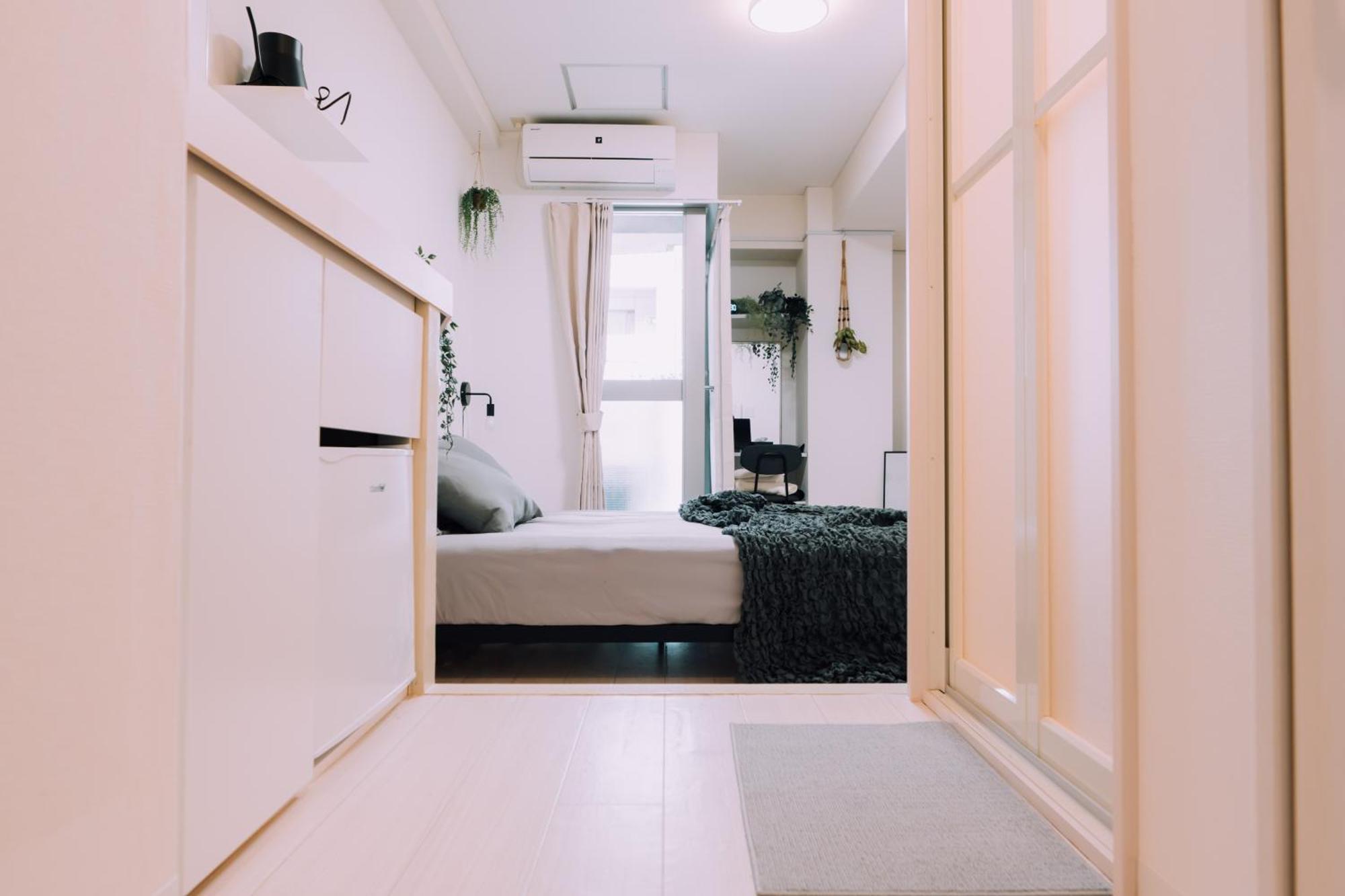 Apartment Minimalist Loft Namba Compact Studio With A 24-hour Gym Ma303 Osaka