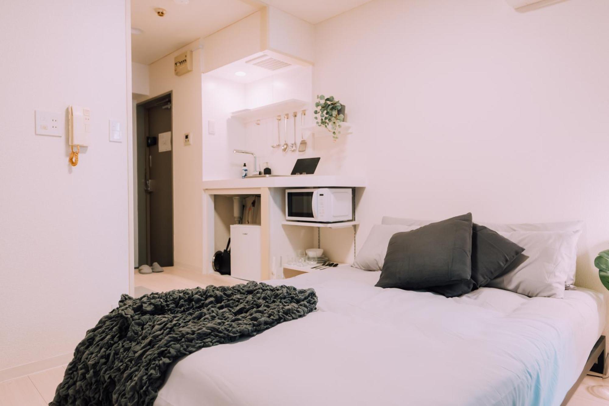 Minimalist Loft Namba Compact Studio With A 24-hour Gym Ma303 Apartment Osaka