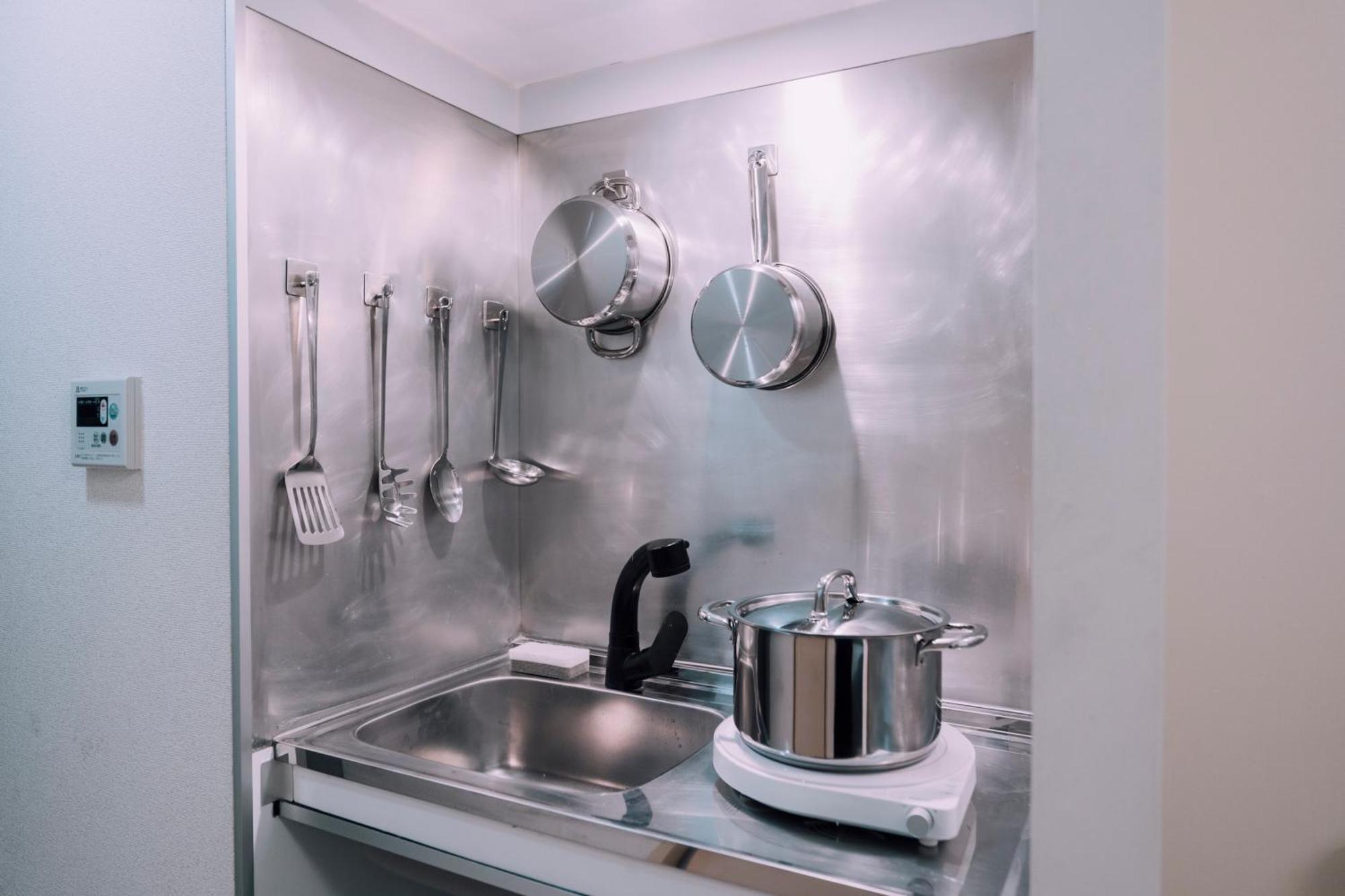 Apartment Minimalist Loft Namba Compact Studio With A 24-hour Gym Ma205 Osaka