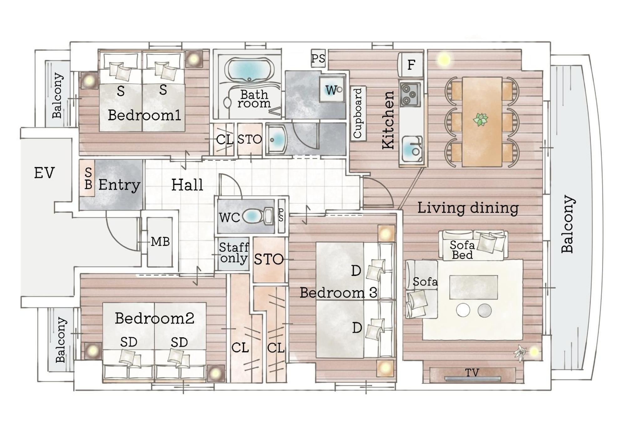 Precioso Umeda - Self Check-in Only Apartment