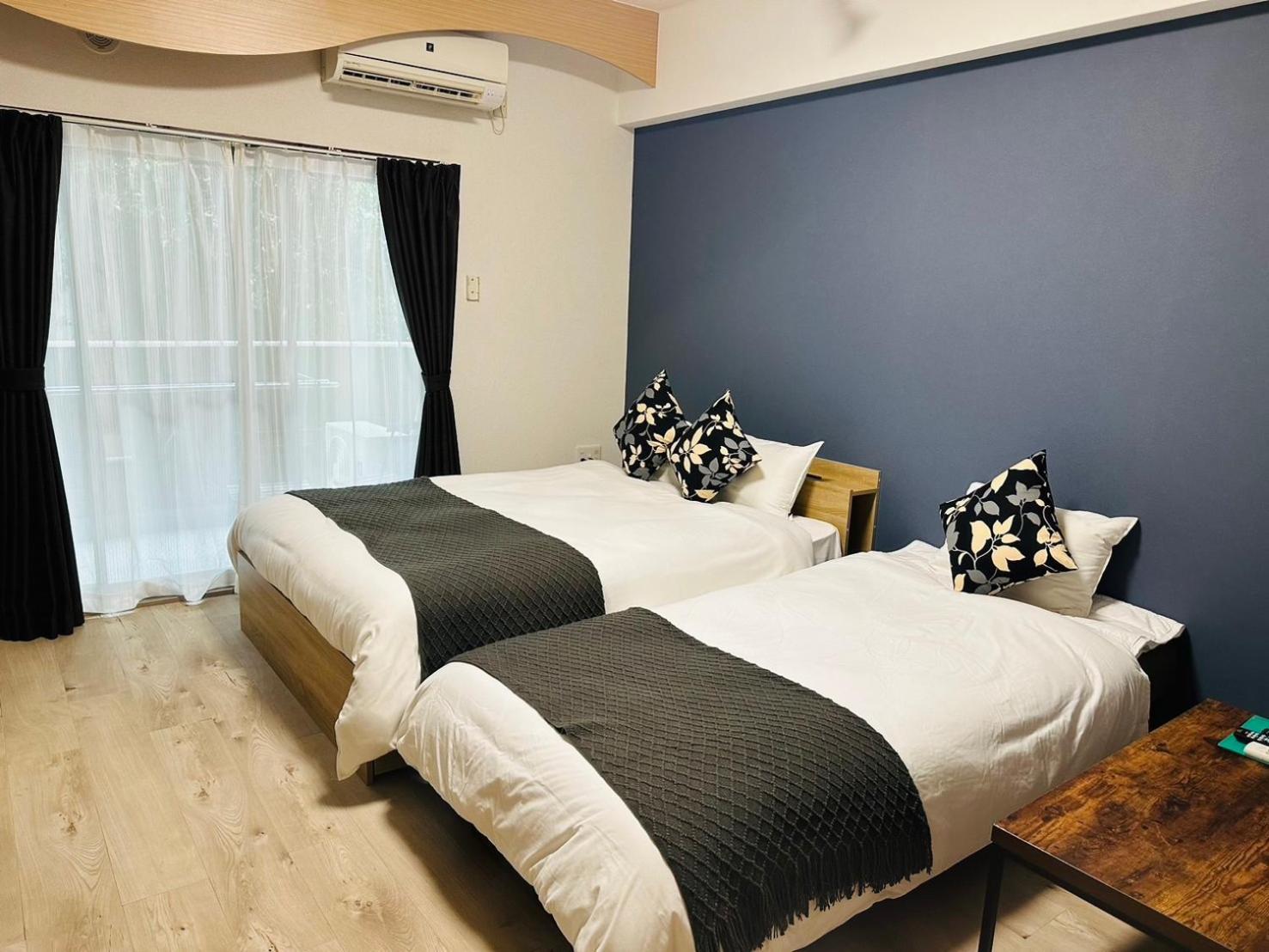 グリコ心斎橋道頓堀黒門市場10分wifiホットプレート完備ｖ Apartment *