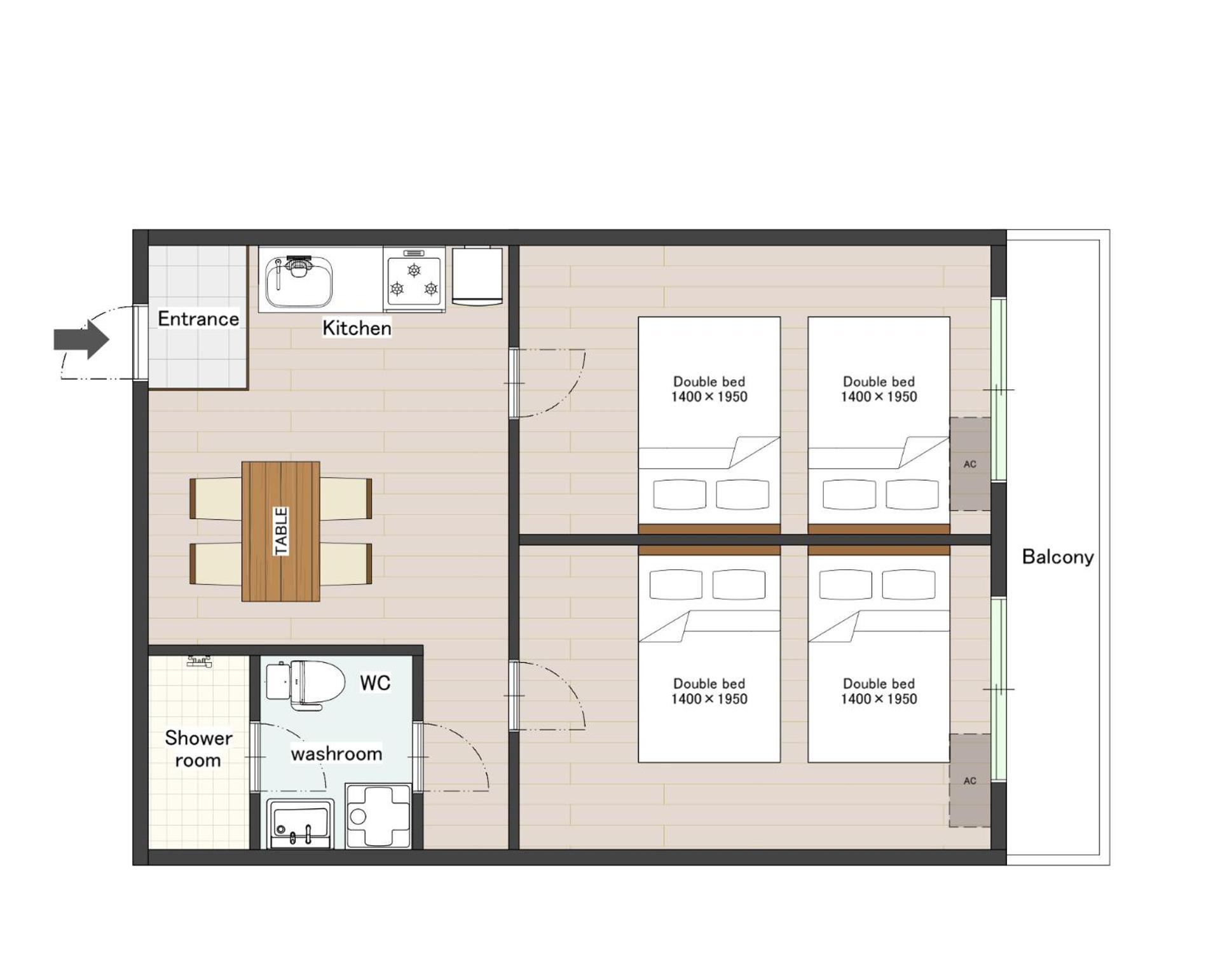 Apartment Ms59 Comfort Sakuragawa