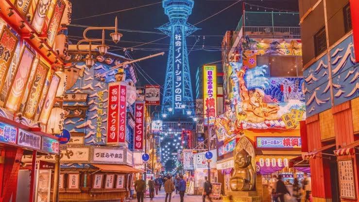 Villa 心斋桥7分钟难波1站路meenohome幸せ独享整幢房屋机场直达亲子民宿 Osaka
