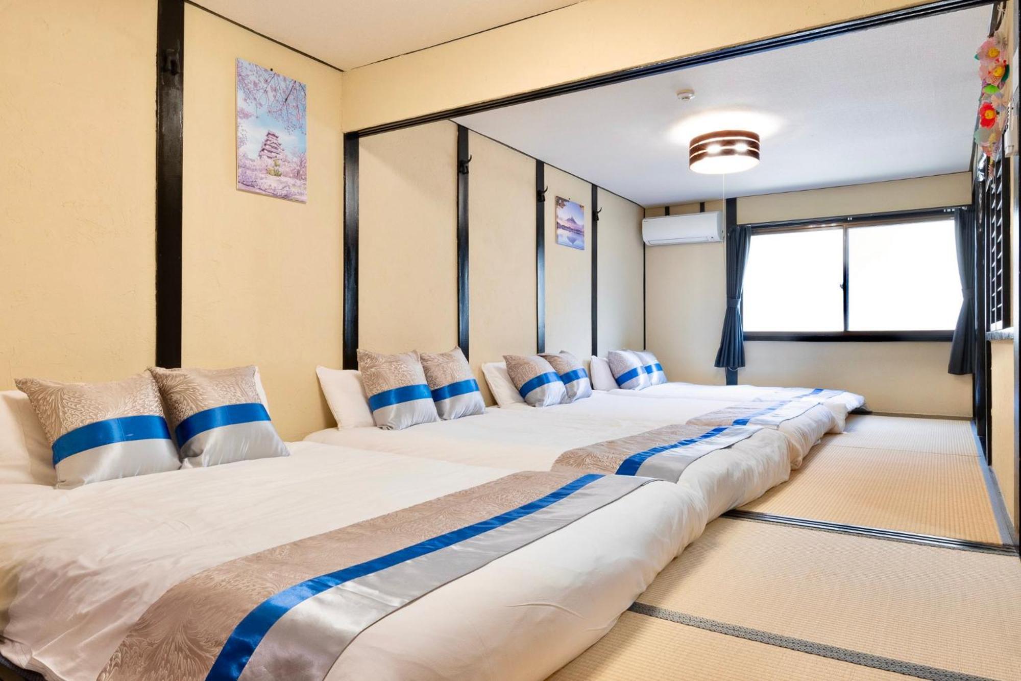 Apartment Kizuna 絆 - 5 Bedding In 2 Tatami Rooms, Max 11, 1 And A Half Bath Rooms, 30min To Usj, Kaiyukan Aquarium & Namba, 12min To Kyocera Dome, , Japanese Style Private House *