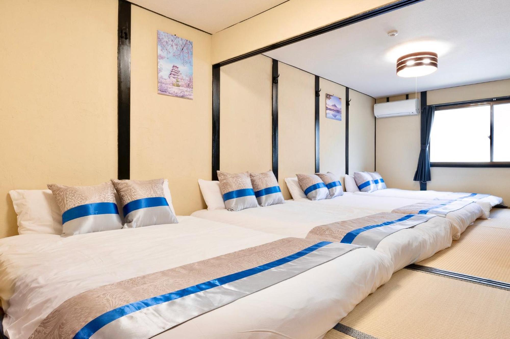 Apartment Kizuna 絆 - 5 Bedding In 2 Tatami Rooms, Max 11, 1 And A Half Bath Rooms, 30min To Usj, Kaiyukan Aquarium & Namba, 12min To Kyocera Dome, , Japanese Style Private House Osaka
