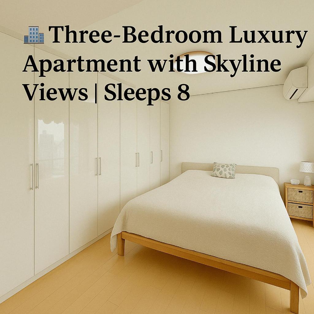 Luxury 3 Bedroom Namba Skyscraper - 400 Ft High & 300 Sq Ft Wrap Around Balcony - 112 Sq Meters - 1,200 Sq Ft - Parking - 180 Degrees Views - 2024 Toyota Voxy Be Packaged With * Osaka