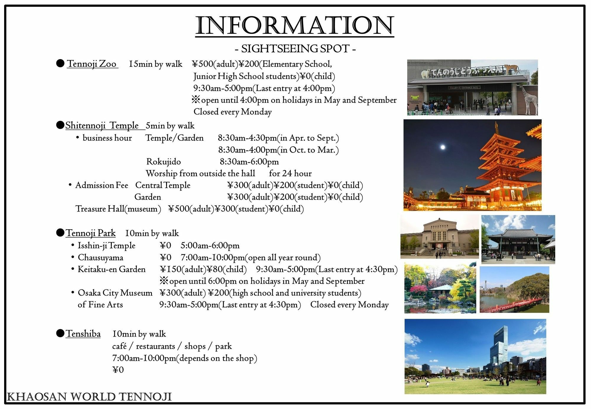 Hotel Khaosan World Tennoji