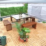 大阪西九条stay2 屋上bbq可