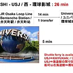 Usj 22Min,Kaiyukan 11Min,Kyocera Dome 8Min,Solaniwa Onsen 5Min,Direct 2 Kix,Kaiyukan,Osaka,Nara,Osaka Castle