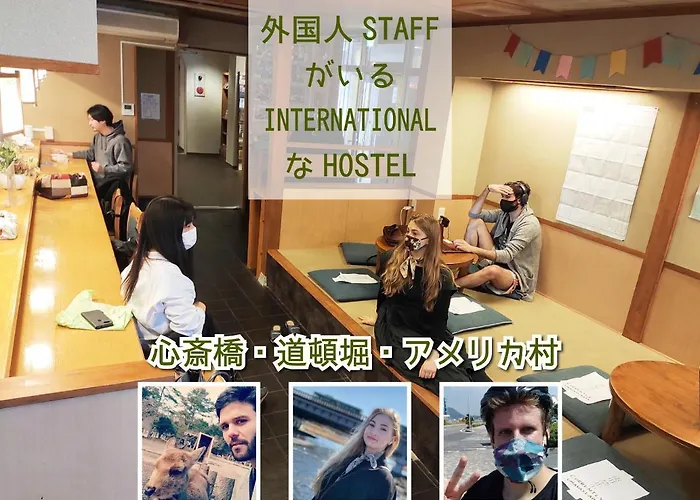 外国人staffがいるinternationalなhostel - Osaka Hana Hostel -