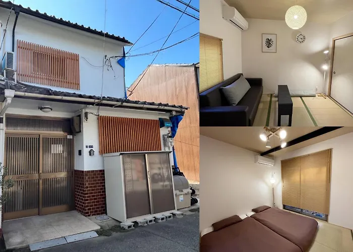 芙蓉居 日本庭園付き一戸建 【天下茶屋から徒歩8分】最大6名宿泊可能