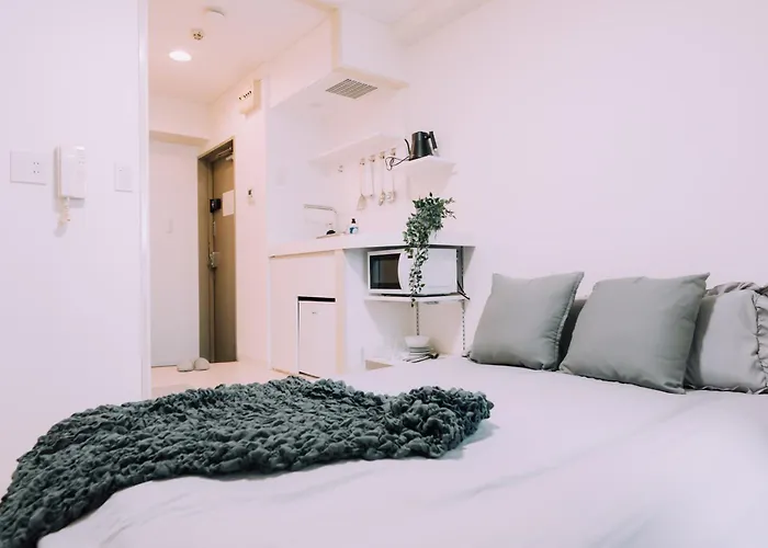 Minimalist Loft Namba Compact Studio With A 24-Hour Gym Ma405