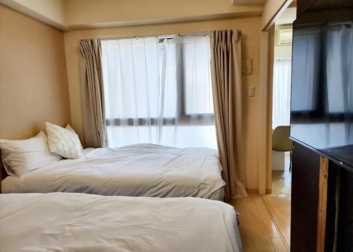 Cocone House Twin Bedroom 2 Stops From Namba Station