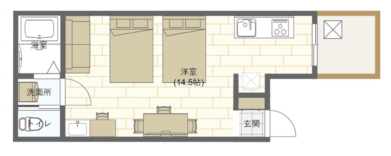 Apartment 雪時雨-大正 *