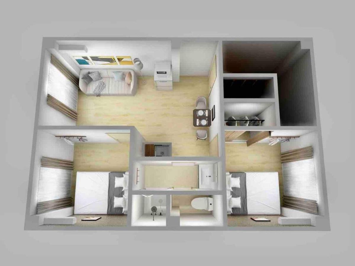Rakuto Tsutenkaku: Namba With Easy Airport Access Apartment