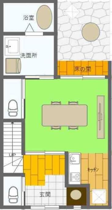 Casa de férias 谷町白-日式原木风格整栋民宿 Osaka