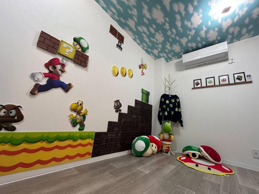 Apartment Usj駅近、難波梅田アクセス便利、ファミリー単身向け、マリオ部屋もあります！一棟貸し。