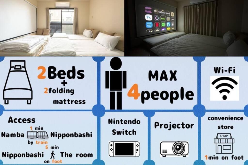 Apartment Tasonestayosaka 道頓堀ktd905