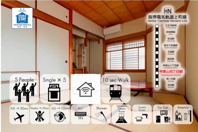 帝塚山忍者屋敷 Apartment *
