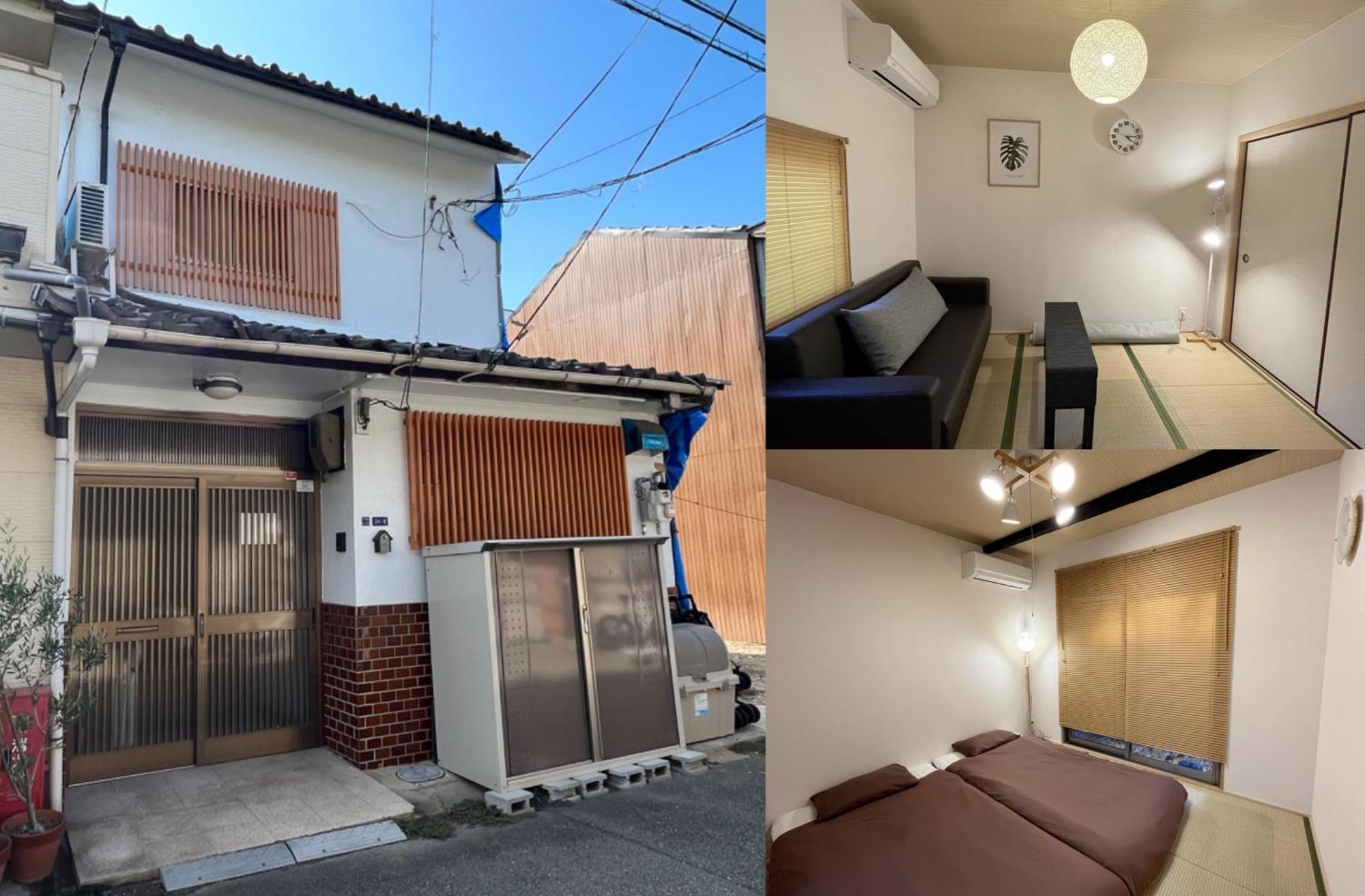 芙蓉居 日本庭園付き一戸建 【天下茶屋から徒歩8分】最大6名宿泊可能 Apartment