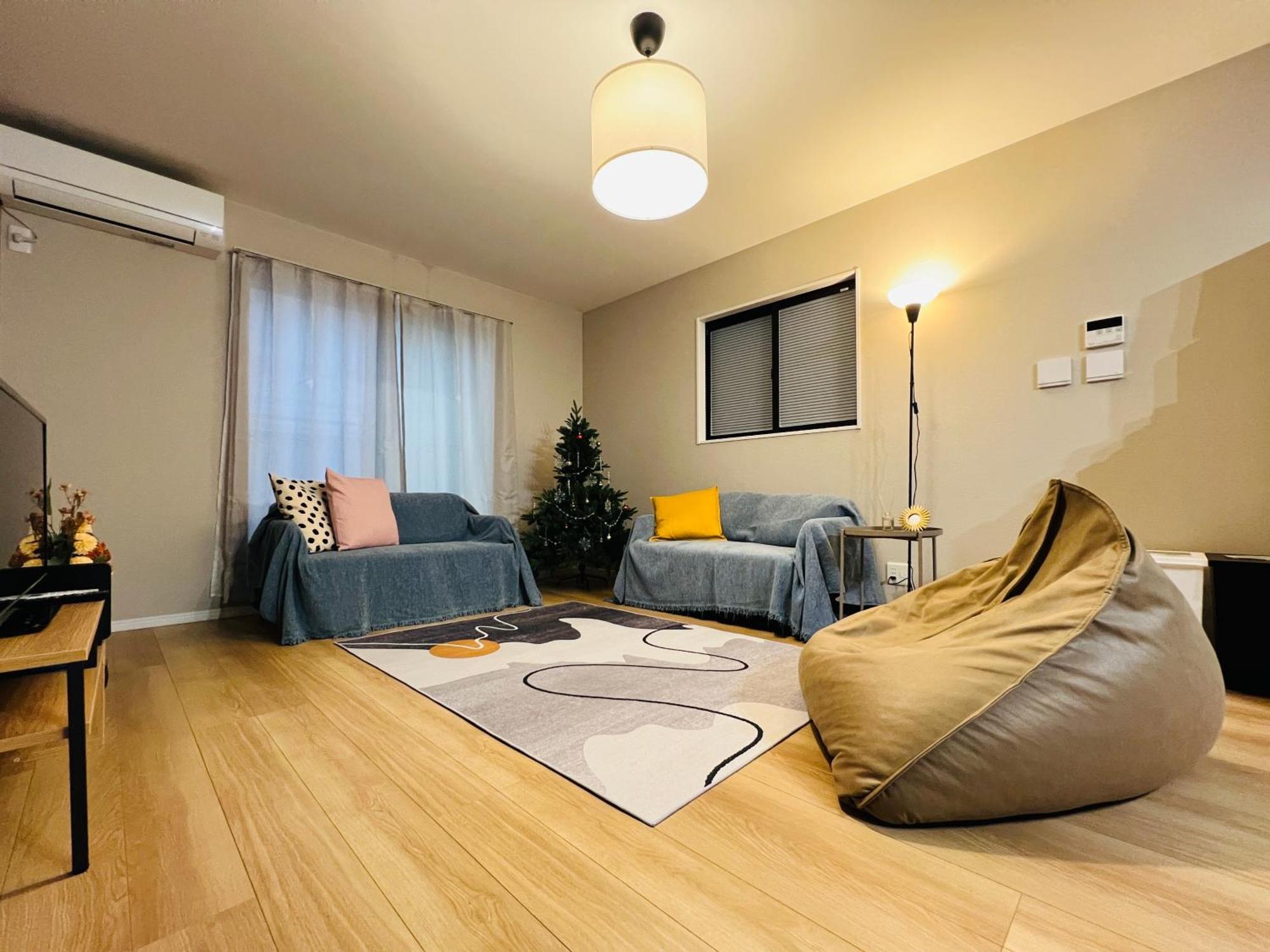 Apartment 關西機場直達 心齋橋難波電車5分 天下茶屋步行7分全新精品115平四臥室獨棟 免費停車 *