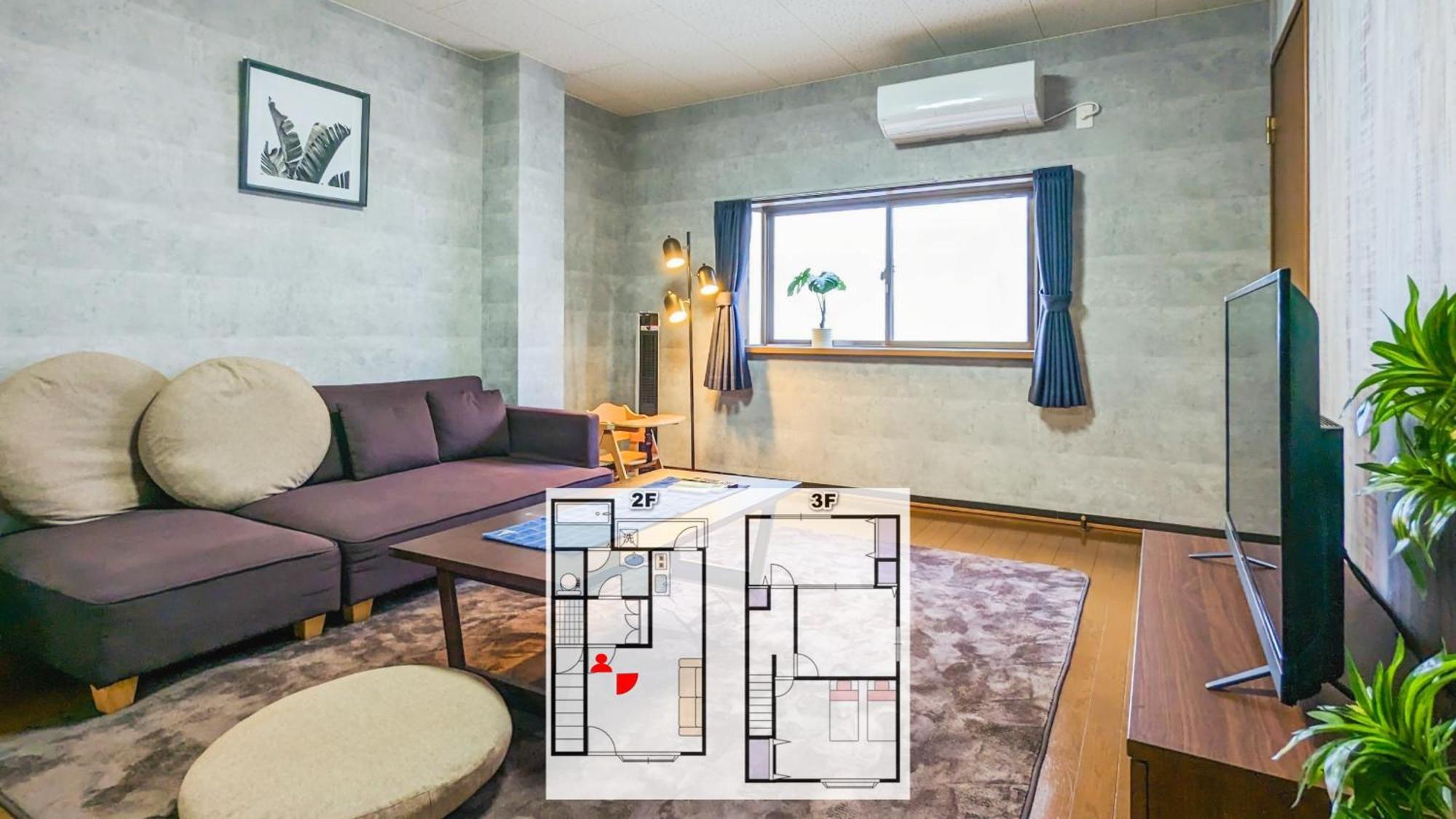 76 Sq Meter, 3 Bedrooms & Livingroom With Famicon, Doumotengachaya Dt02 Osaka