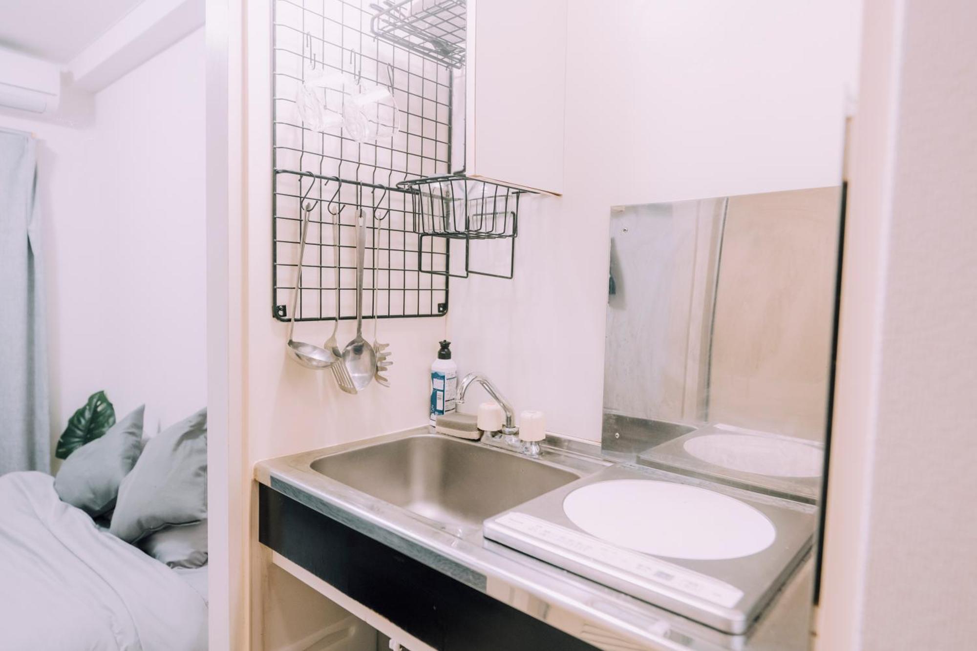 Apartment Minimalist Loft Namba Compact Studio With A 24-hour Gym Ma402 *