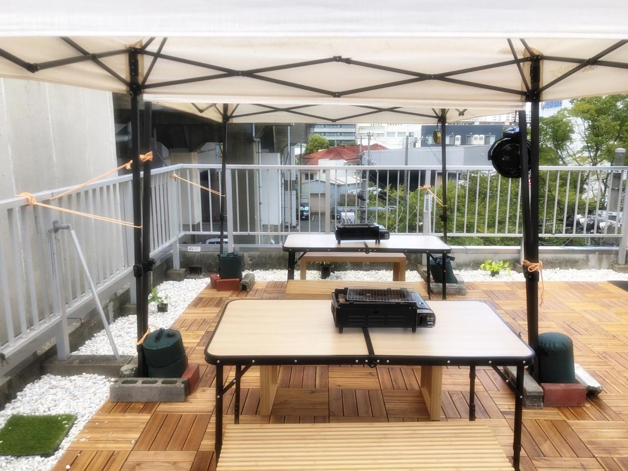 大阪西九条stay屋上bbq可 *
