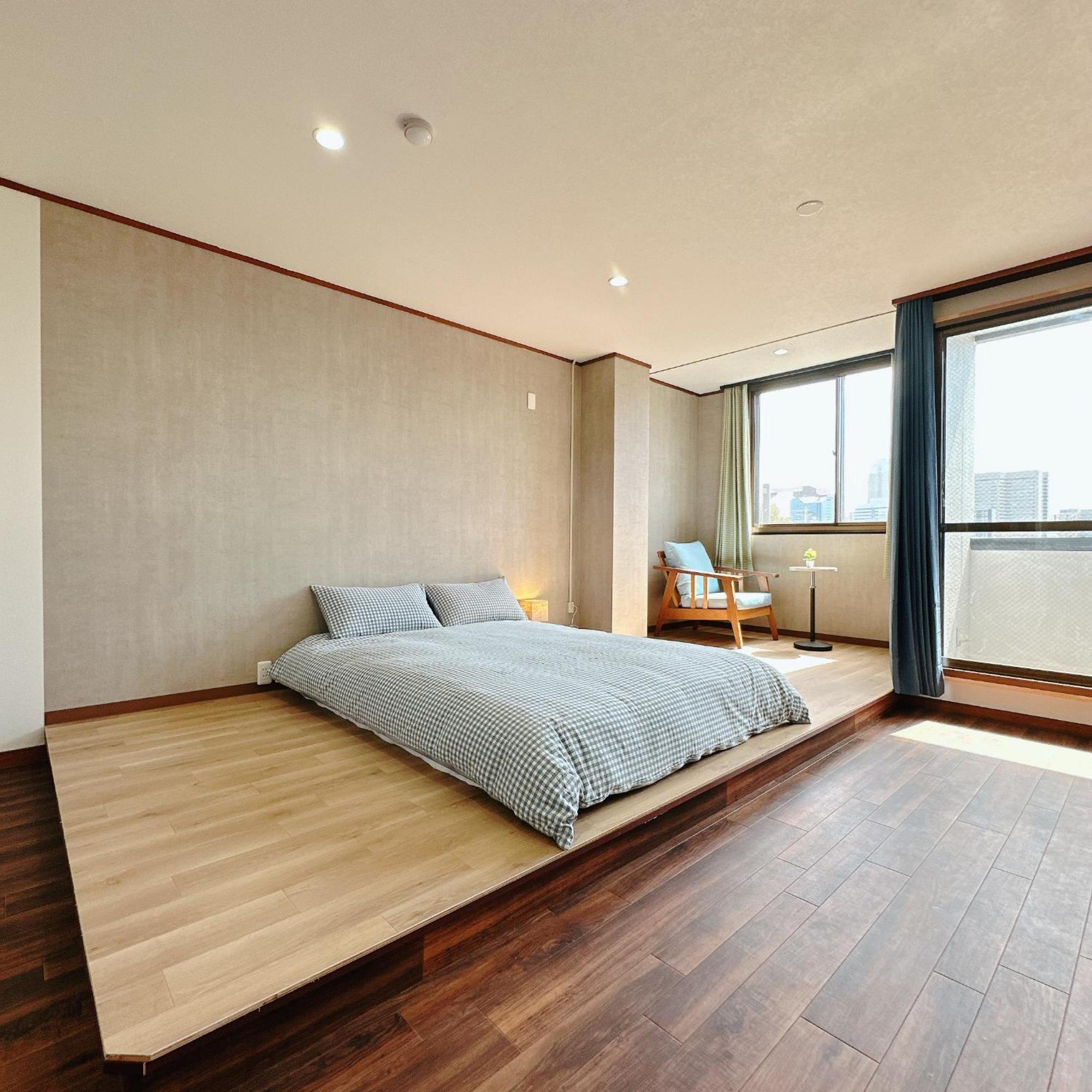 【三米通天閣】401-4fa難波商圈天王寺心斎橋10min Apartment