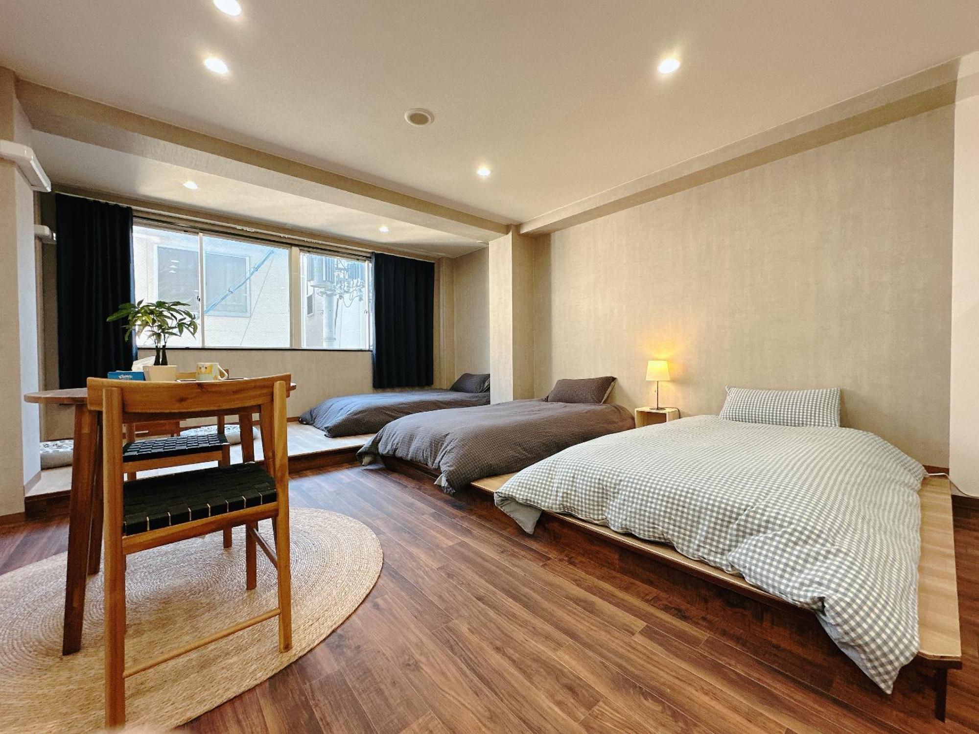 【三米通天閣】202-2fb難波商圈天王寺心斎橋10min Apartment Osaka