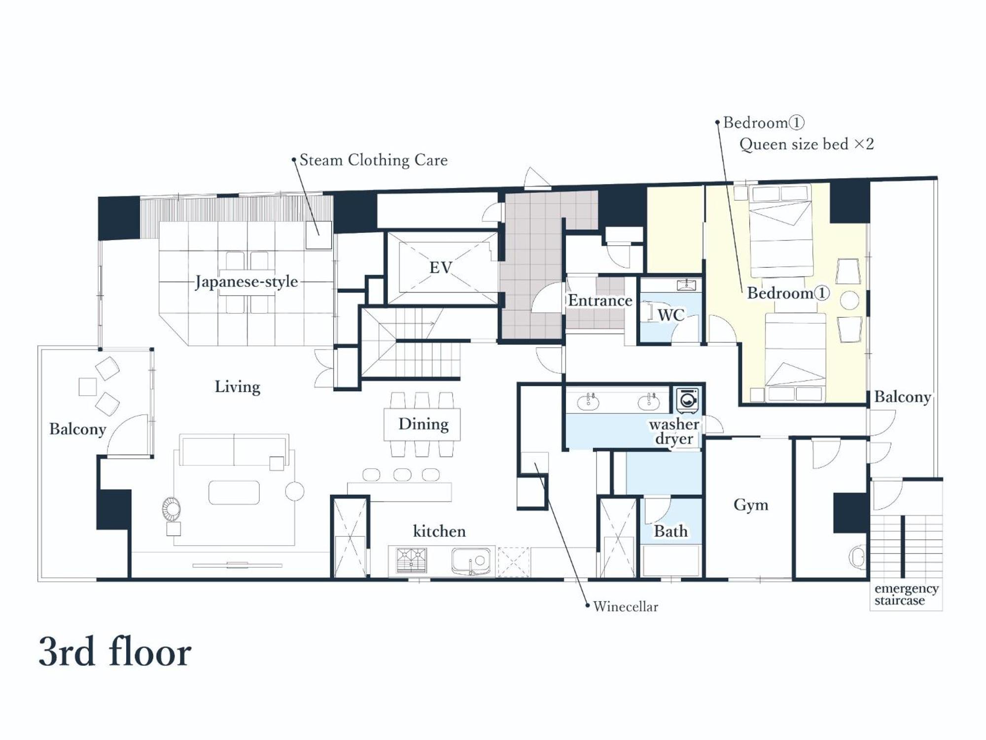 Apartment Calante Yuhigaoka 3-4f, 5-6f - Vacation 16311 *