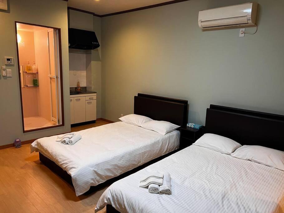 Apartment 全新上线花跡民宿5号館102 独享空间 难波，日本桥4分钟车程！天王寺，通天阁步行圈！