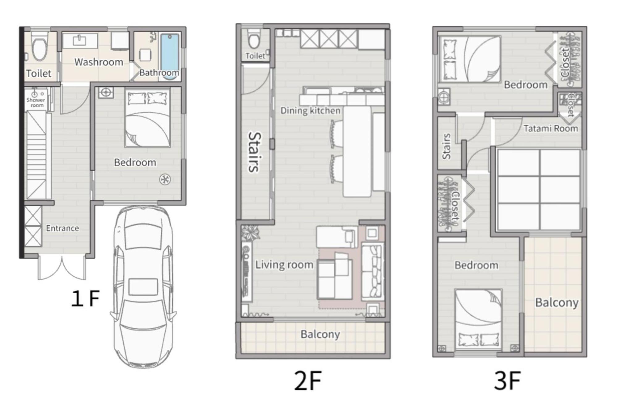天下茶屋駅前の4ldk戸建て: 関空・難波・心斎橋近接 Holiday home Osaka