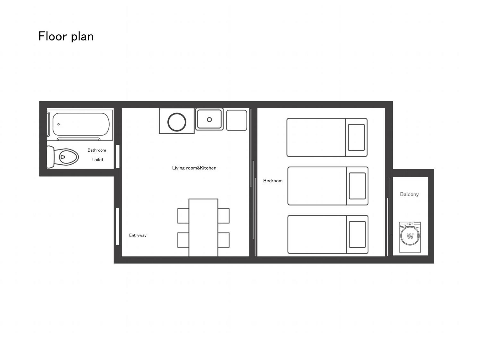 Apartment 桜innー通天閣203