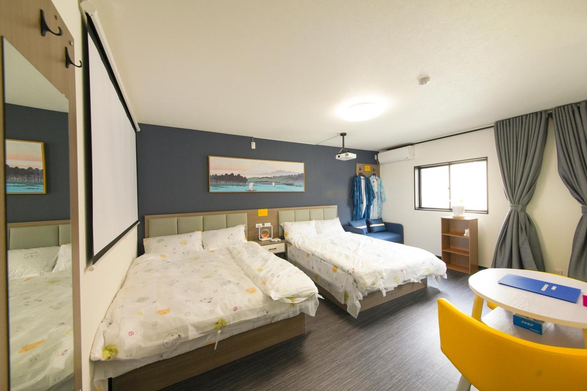 Apartment Blue House I大阪青の舍 I床品只使用一次 I步行8分钟内4站可达