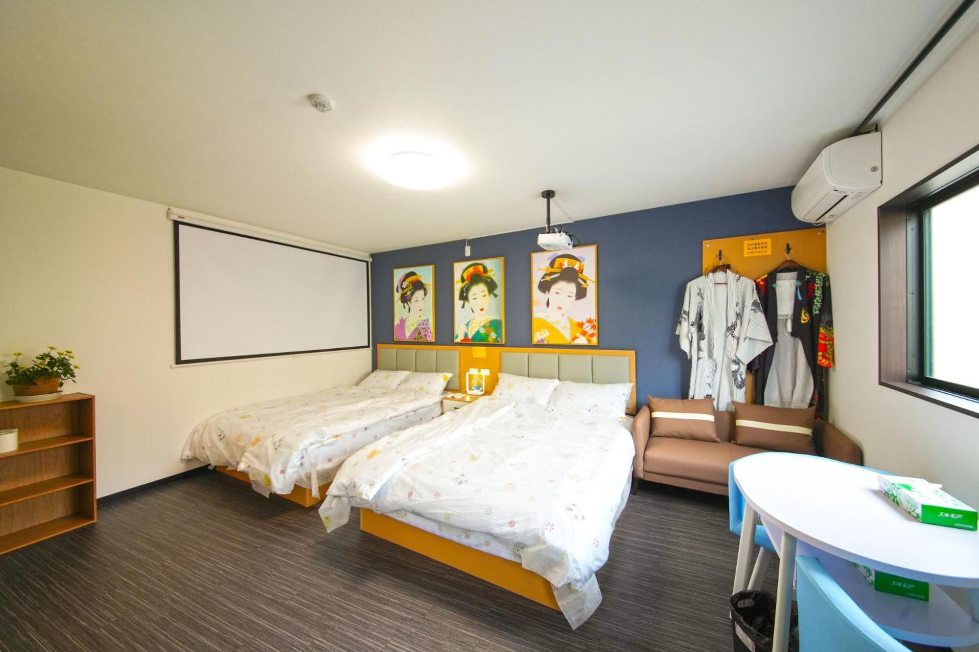Blue House I大阪青の舍 I床品只使用一次 I步行8分钟内4站可达 Apartment