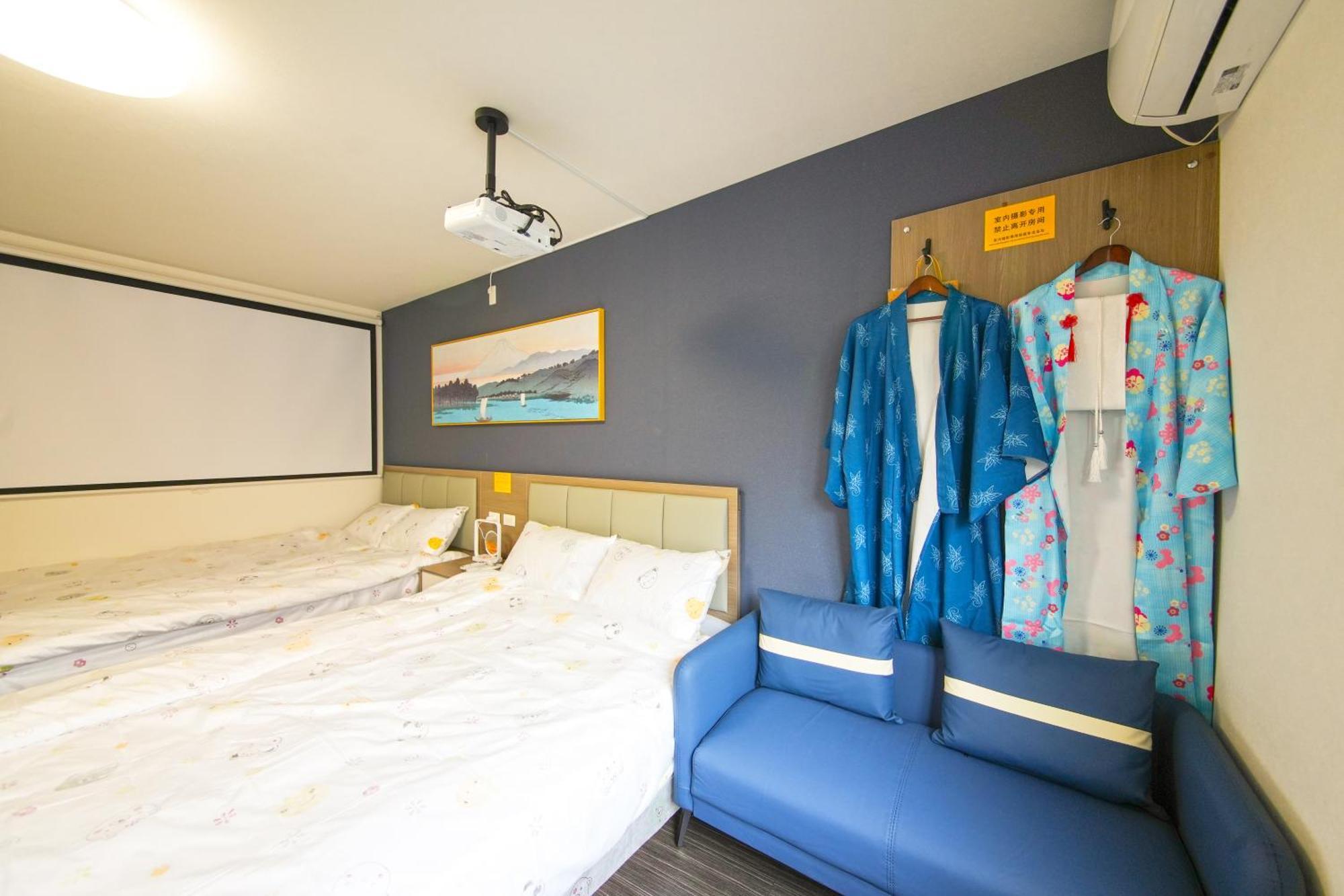 Blue House I大阪青の舍 I床品只使用一次 I步行8分钟内4站可达 Apartment