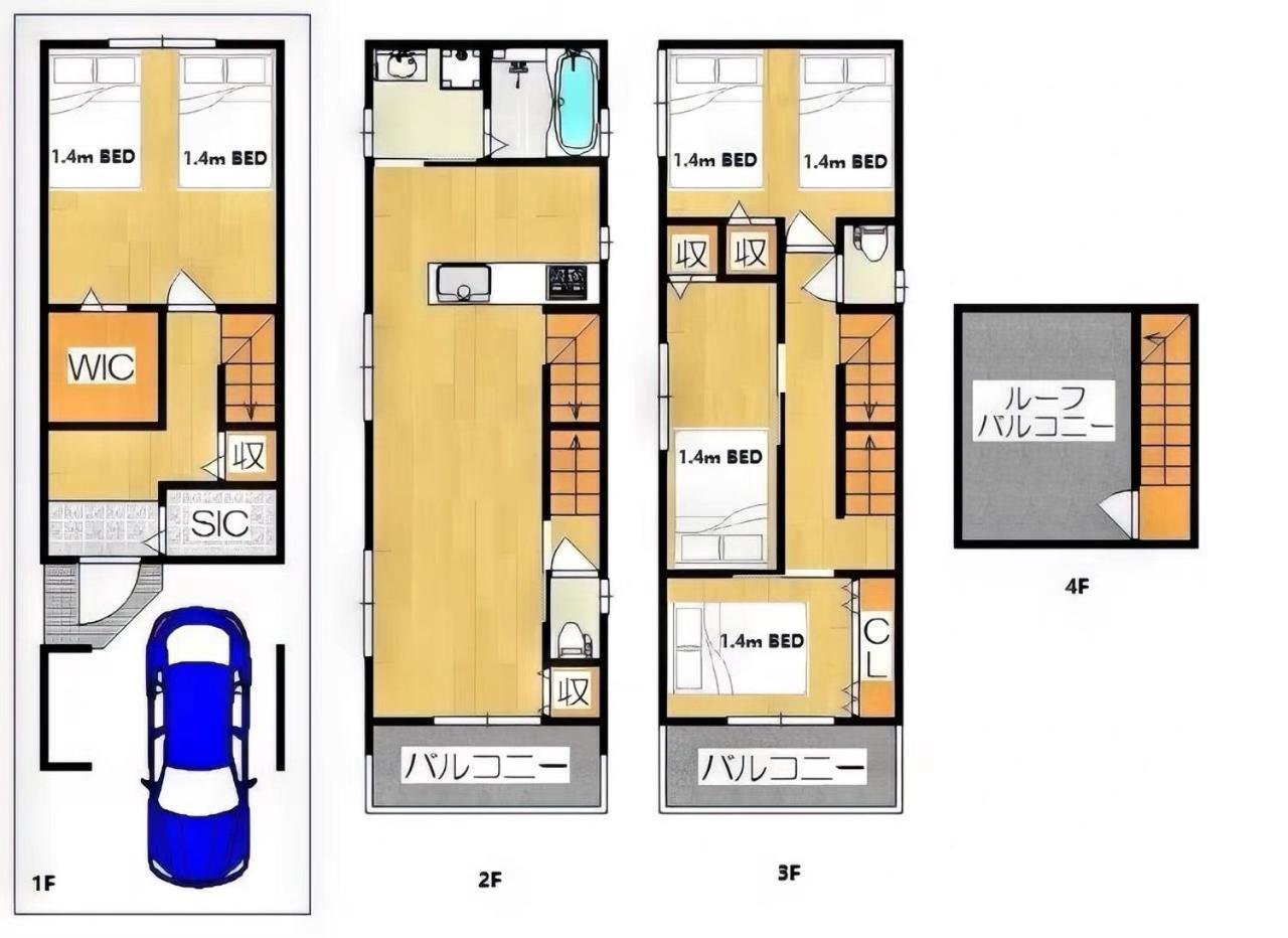 Westhouse A 天下茶屋店 Villa Osaka