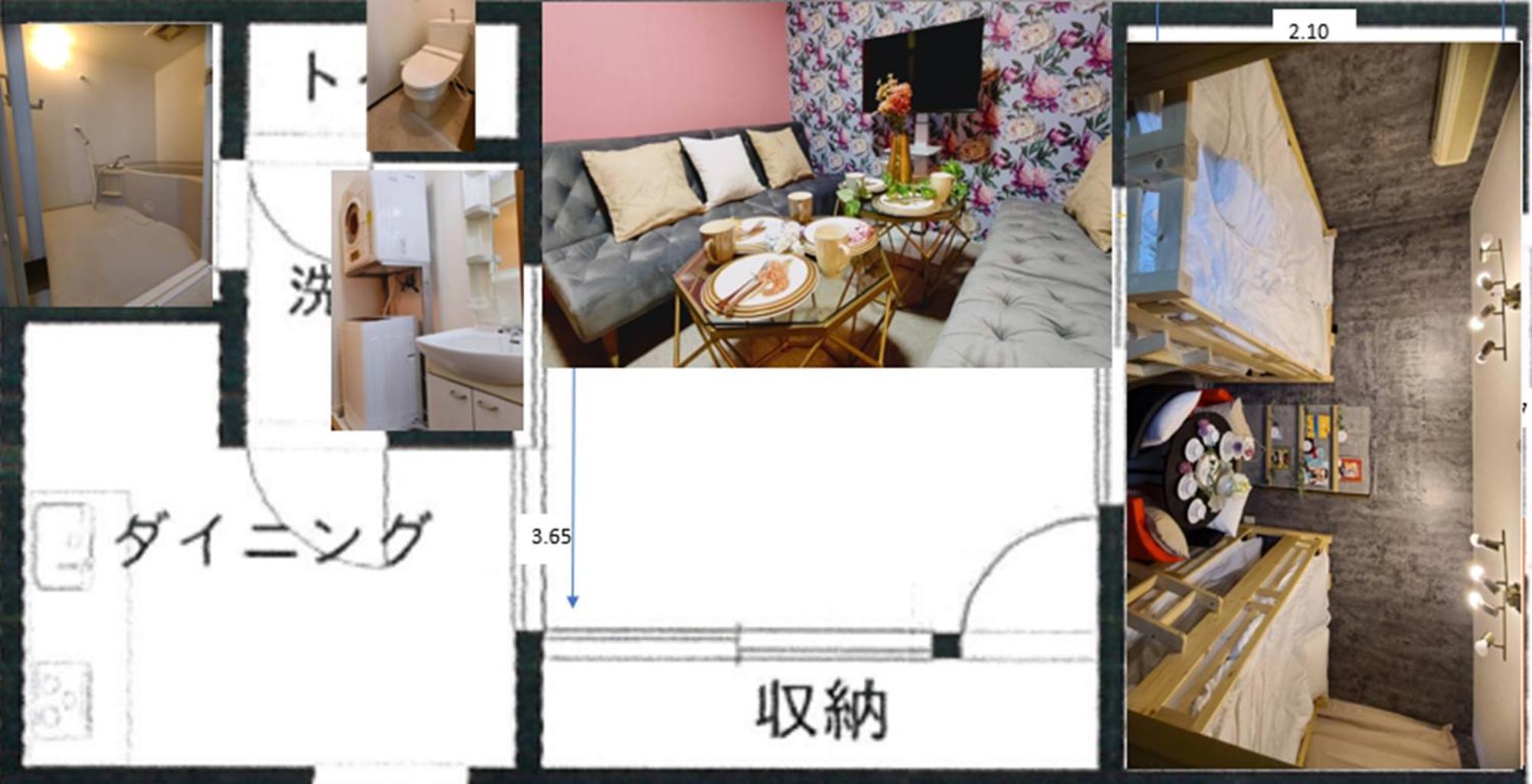 019 Mins Walk To Tsutenkaku Dotonbori Nanba 101 Apartment *