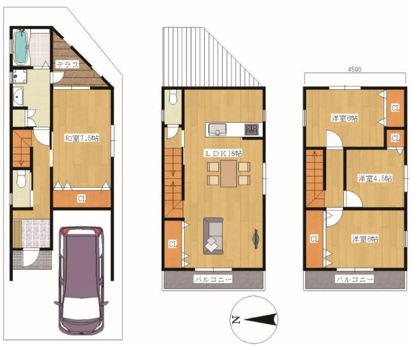 Spacious 120m2/4 Bedrooms/2 Toilets/free Parking Apartment *