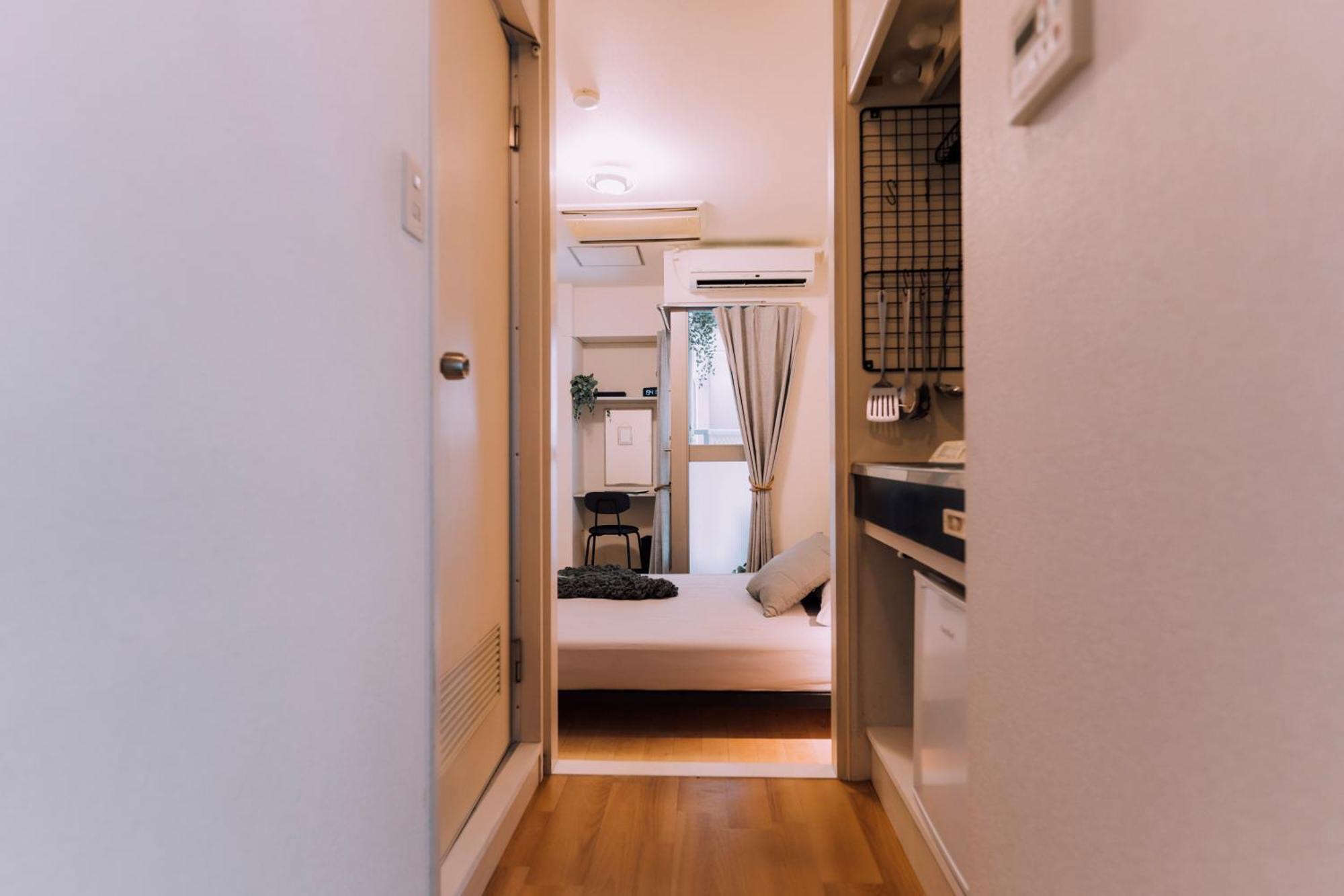 Minimalist Loft Namba Compact Studio With A 24-hour Gym Ma205 Apartment