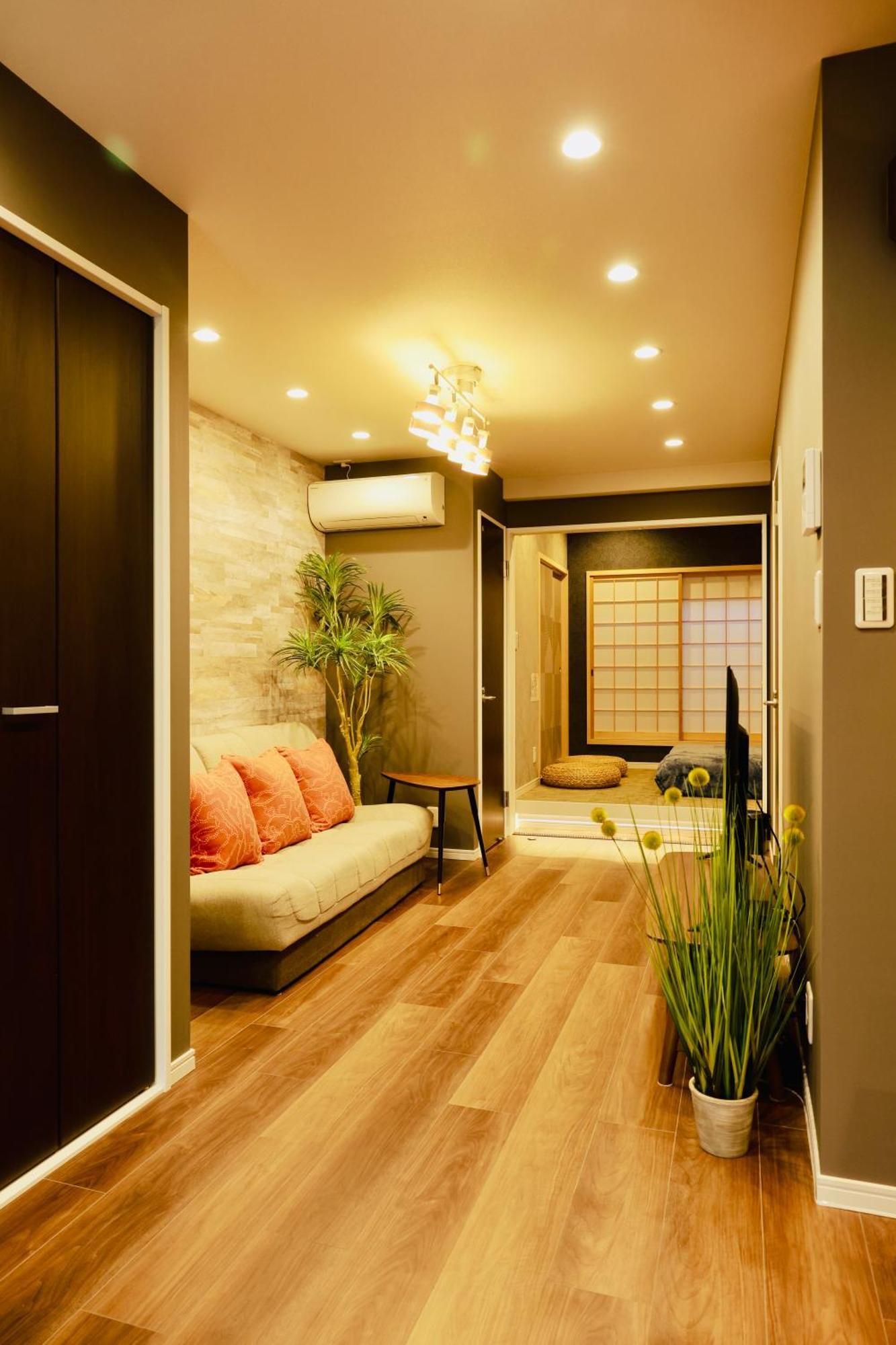【初見】天下茶屋徒歩6分。関西空港、梅田、心斎橋難波直接アクセス Apartment Osaka